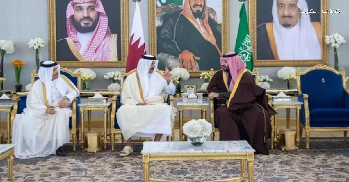ولي العهد السعودي وأمير قطر يتباحثوا في الرياض