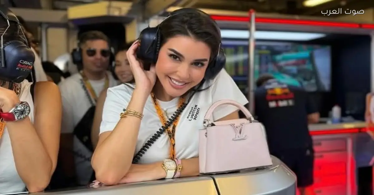 ياسمين صبري في حلبة سباق الفورمولا.. اتفرجوا